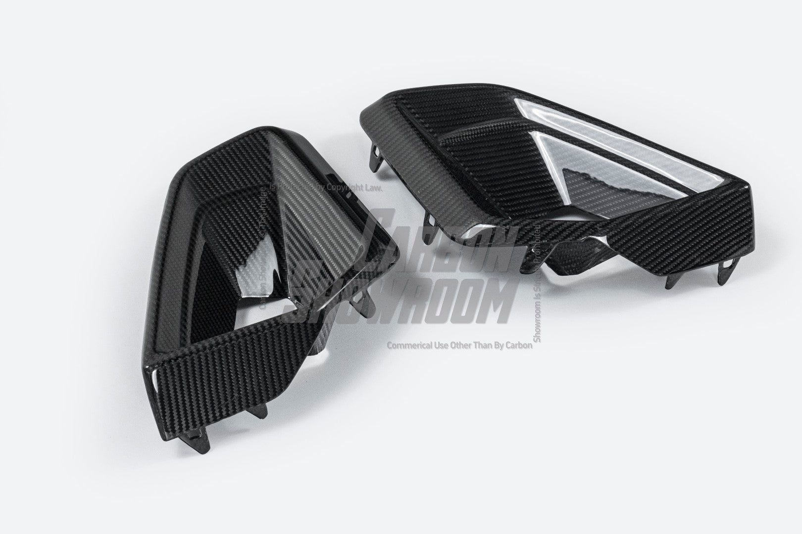 BMW X5 s/x Drive 40i & xDrive 50e (With M-Package, does not fit base model) & M60i G05 LCI 2024-ON with Aftermarket Parts - Front Intake Vents Dry Pre-preg Carbon Fiber from TAKD Carbon