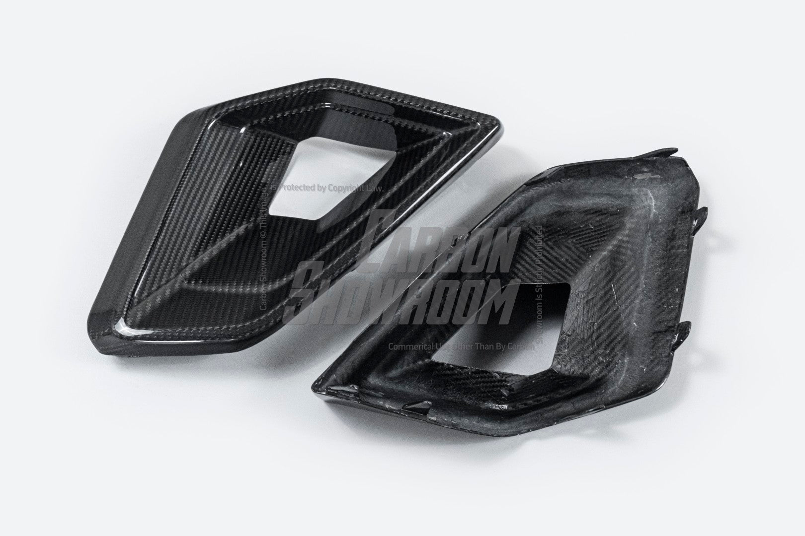 BMW X5 s/x Drive 40i & xDrive 50e (With M-Package, does not fit base model) & M60i G05 LCI 2024-ON with Aftermarket Parts - Front Intake Vents Dry Pre-preg Carbon Fiber from TAKD Carbon