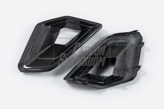 BMW X5 s/x Drive 40i & xDrive 50e (With M-Package, does not fit base model) & M60i G05 LCI 2024-ON with Aftermarket Parts - Front Intake Vents Dry Pre-preg Carbon Fiber from TAKD Carbon