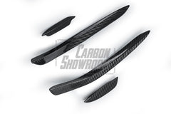 Mercedes Benz A-Class A45 W177 2019-ON with Aftermarket Parts - Front Canards Pre-preg Carbon Fiber from TAKD Carbon