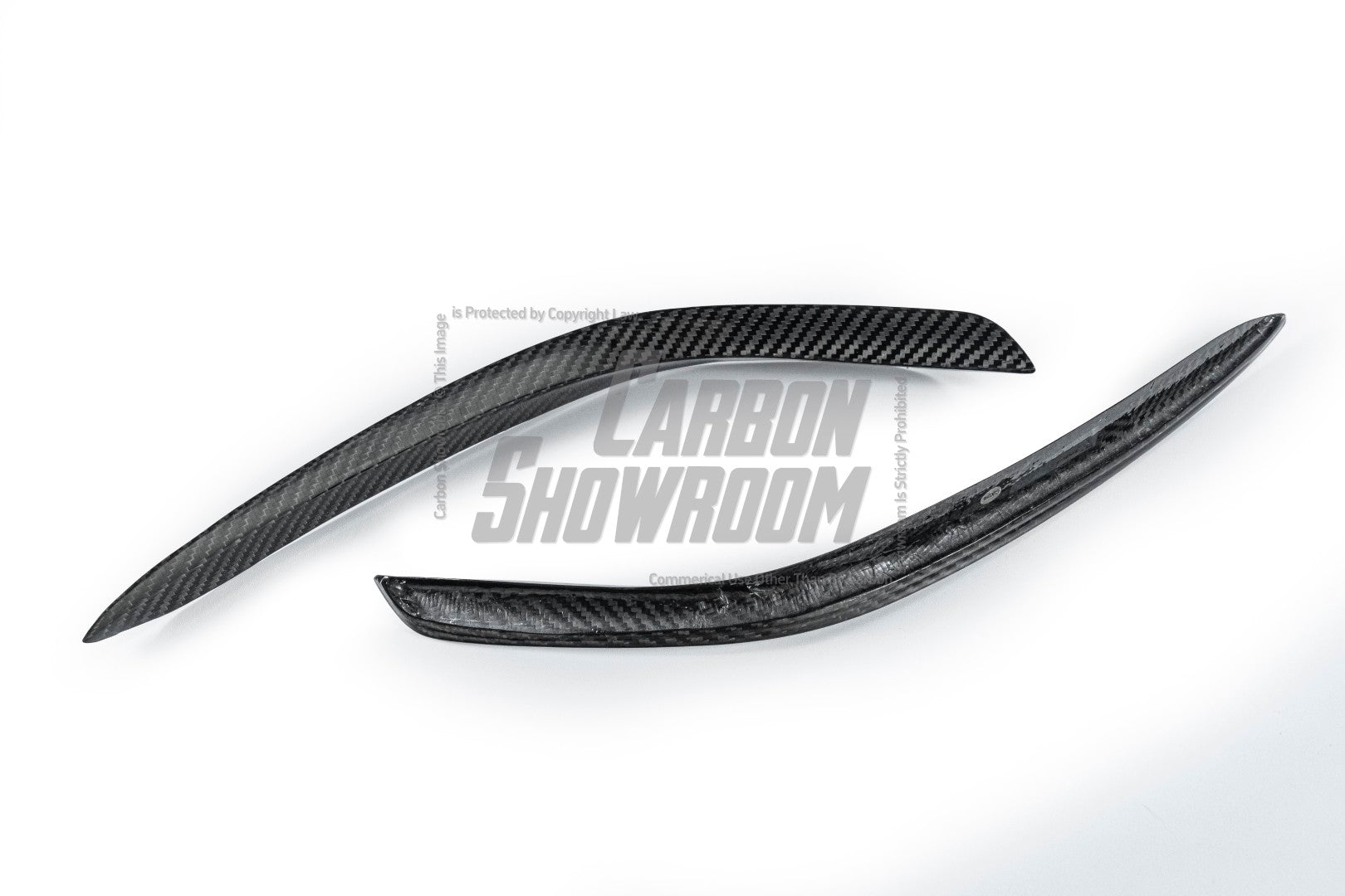 Mercedes Benz A-Class A45 W177 2019-ON with Aftermarket Parts - Front Canards Pre-preg Carbon Fiber from TAKD Carbon