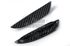 Mercedes Benz A-Class A45 W177 2019-ON with Aftermarket Parts - Front Canards Pre-preg Carbon Fiber from TAKD Carbon