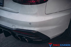Audi S4 B9.5 2020-ON with Aftermarket Parts - V1 Style Rear Diffuser Pre-preg Carbon Fiber from TAKD Carbon