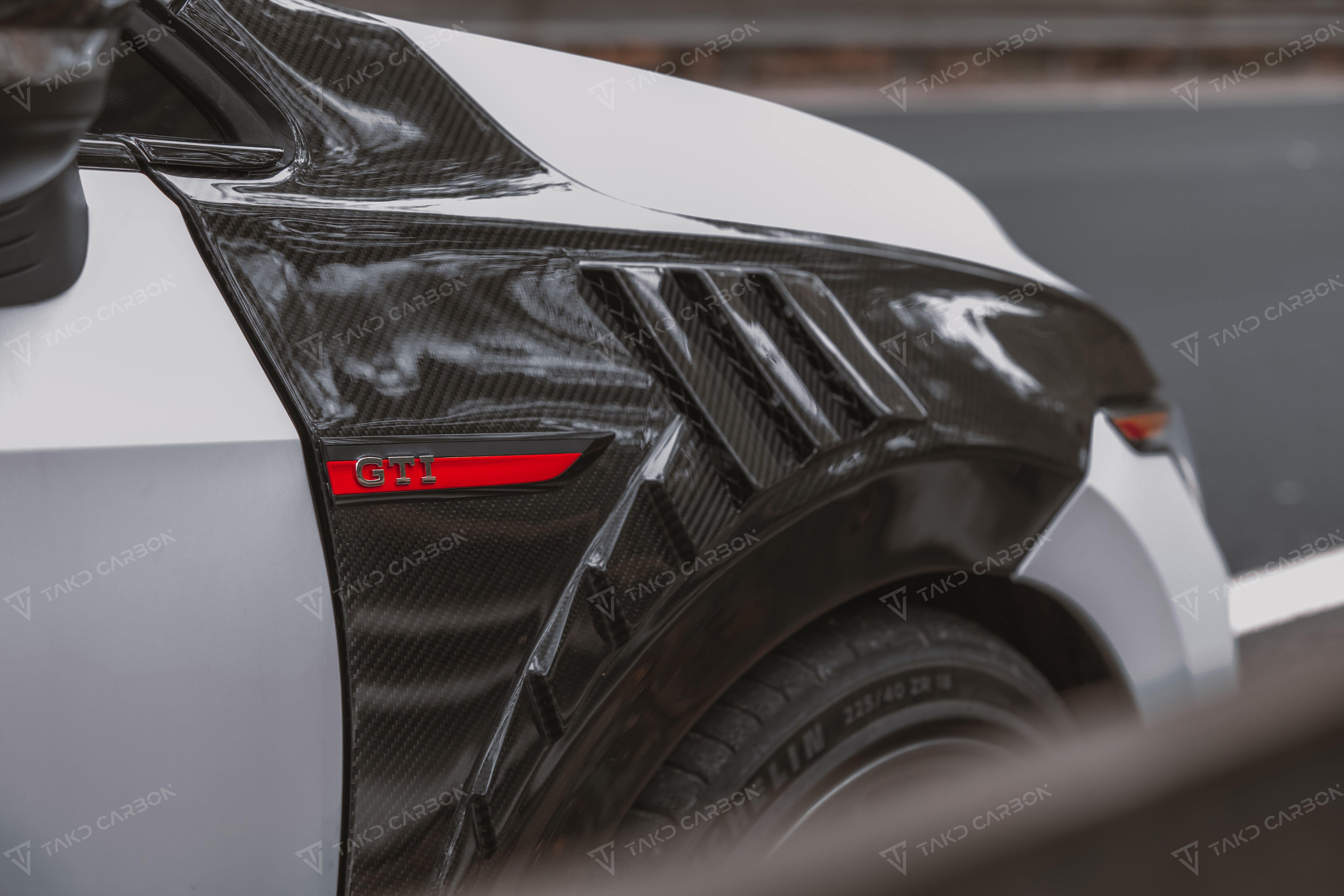 TAKD Pre-preg Carbon Fiber Front Fenders for Volkswagen GTI & Golf R M ...