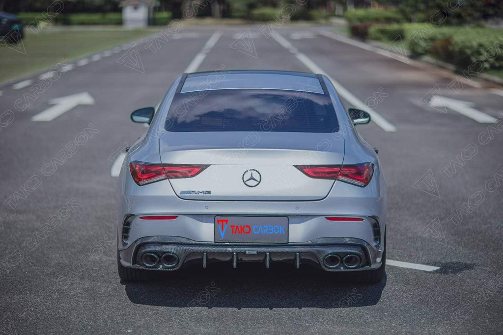 Benz CLA-Class CLA45(S) C118 X118 Aftermarket Parts - TAKD Carbon Rear ...