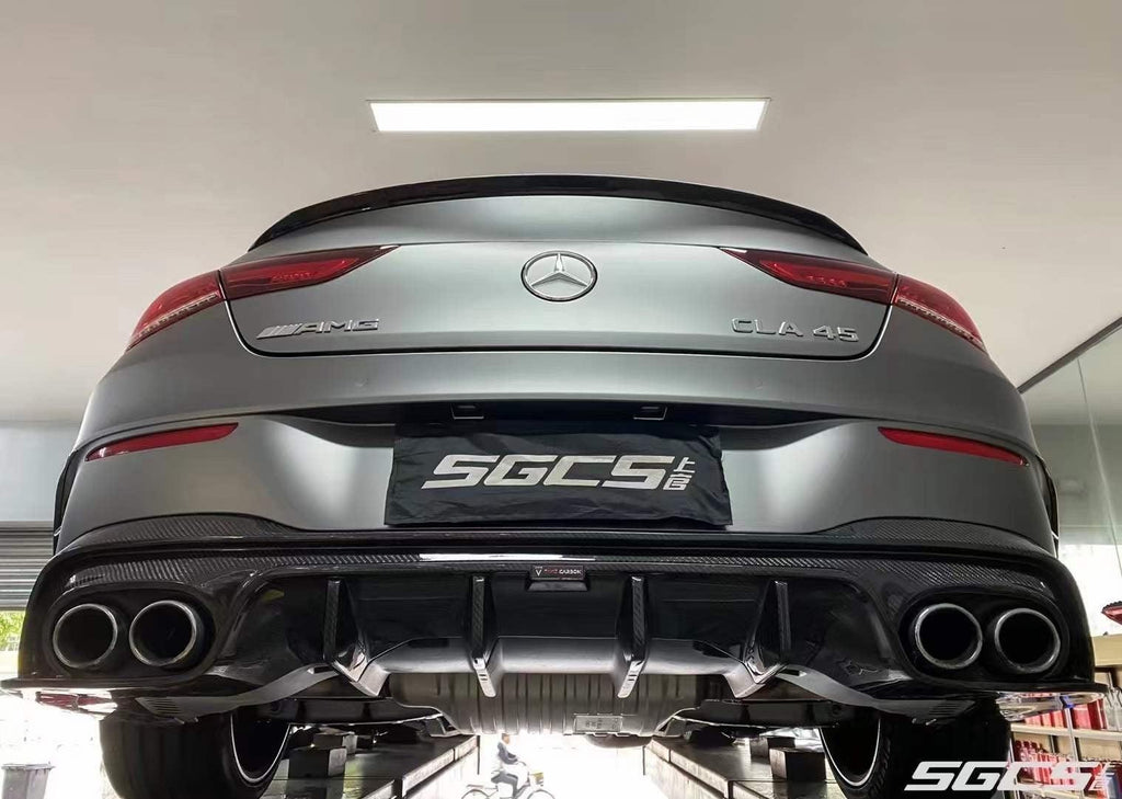 Benz CLA-Class CLA45(S) C118 X118 Aftermarket Parts - TAKD Carbon Rear ...