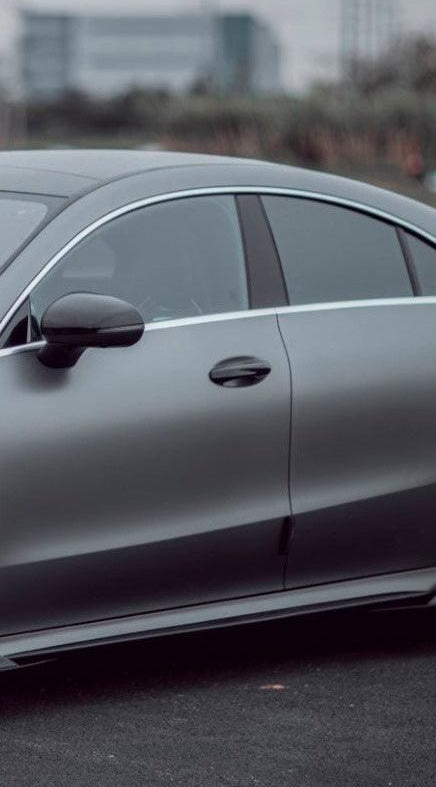 Mercedes Benz CLA-Class CLA45/S CLA35 CLA250 C118 2020-ON with Aftermarket Parts - Side Skirts Pre-preg Carbon Fiber from TAKD Carbon