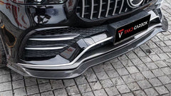 Mercedes Benz GLE-Class AMG GLE53 W167 2019-ON with Aftermarket Parts - Front Lip Dry Pre-preg Carbon Fiber from TAKD Carbon