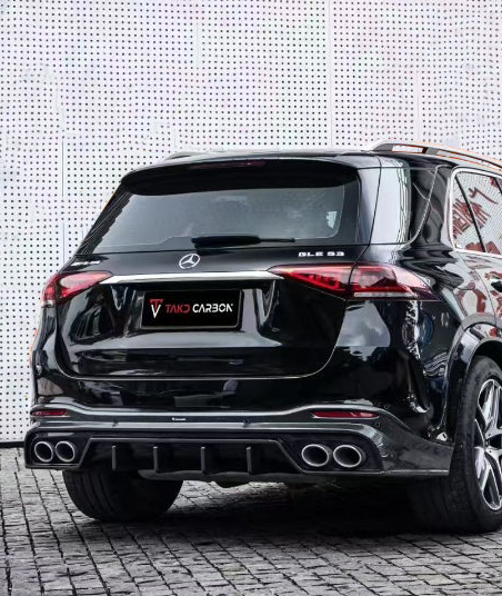 Mercedes Benz GLE-Class AMG GLE53 GLE63S W167 2019-ON with Aftermarket Parts - Rear Diffuser Dry Pre-preg Carbon Fiber from TAKD Carbon