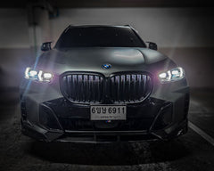 BMW X5 G05 M50i & X/S Drive 40i (with M-Package) Pre-LCI 2019 2020 2021 with Aftermarket Parts - Front Lip Pre-preg Carbon Fiber from TAKD Carbon