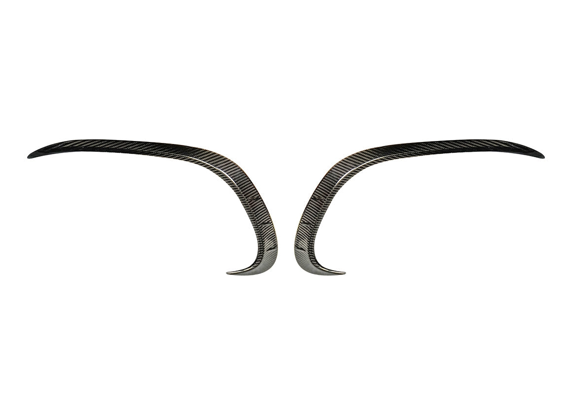 Mercedes Benz C-Class AMG C43 C300 (with sport package) W205 Sedan Facelift 2019 2020 2021 with Aftermarket Parts - Front Intake Cover Dry Pre-preg Carbon Fiber from TAKD Carbon