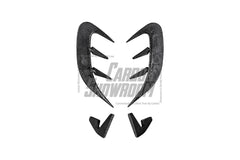 Mercedes Benz AMG GT43 GT50 GT53 X290 2021 2022 2023 2024 with Aftermarket Parts - Rear Bumper Canards Carbon Fiber from TAKD Carbon
