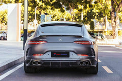 Mercedes Benz AMG GT43 GT50 GT53 (Fits Rear Wheel Drive Only) X290 2021 2022 2023 2024 with Aftermarket Parts - Rear Diffuser&nbsp;Pre-preg Carbon Fiber&nbsp;from TAKD Carbon