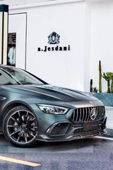 Mercedes Benz AMG GT43 GT50 GT53 X290 2021 2022 2023 with Aftermarket Parts - Front Lip Carbon Fiber from TAKD Carbon