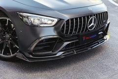 Mercedes Benz AMG GT43 GT50 GT53 X290 2021 2022 2023 with Aftermarket Parts - Front Intake Cover Carbon Fiber from TAKD Carbon