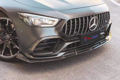 Mercedes Benz AMG GT43 GT50 GT53 X290 2021-2023 with Aftermarket Parts - Carbon Fiber Front Lip from TAKD Carbon