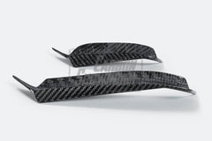 Mercedes Benz C-Class C63/C63S (fits both Pre-Facelift & Facelift) W205 2015 2016 2017 2018 2019 2020 2021 with Aftermarket Parts - Front Canards Pre-preg Carbon Fiber from TAKD Carbon