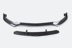 Mercedes Benz C-Class C63/C63S (fits both Pre-Facelift & Facelift) W205 2015 2016 2017 2018 2019 2020 2021 with Aftermarket Parts - Front Lip Pre-preg Carbon Fiber from TAKD Carbon