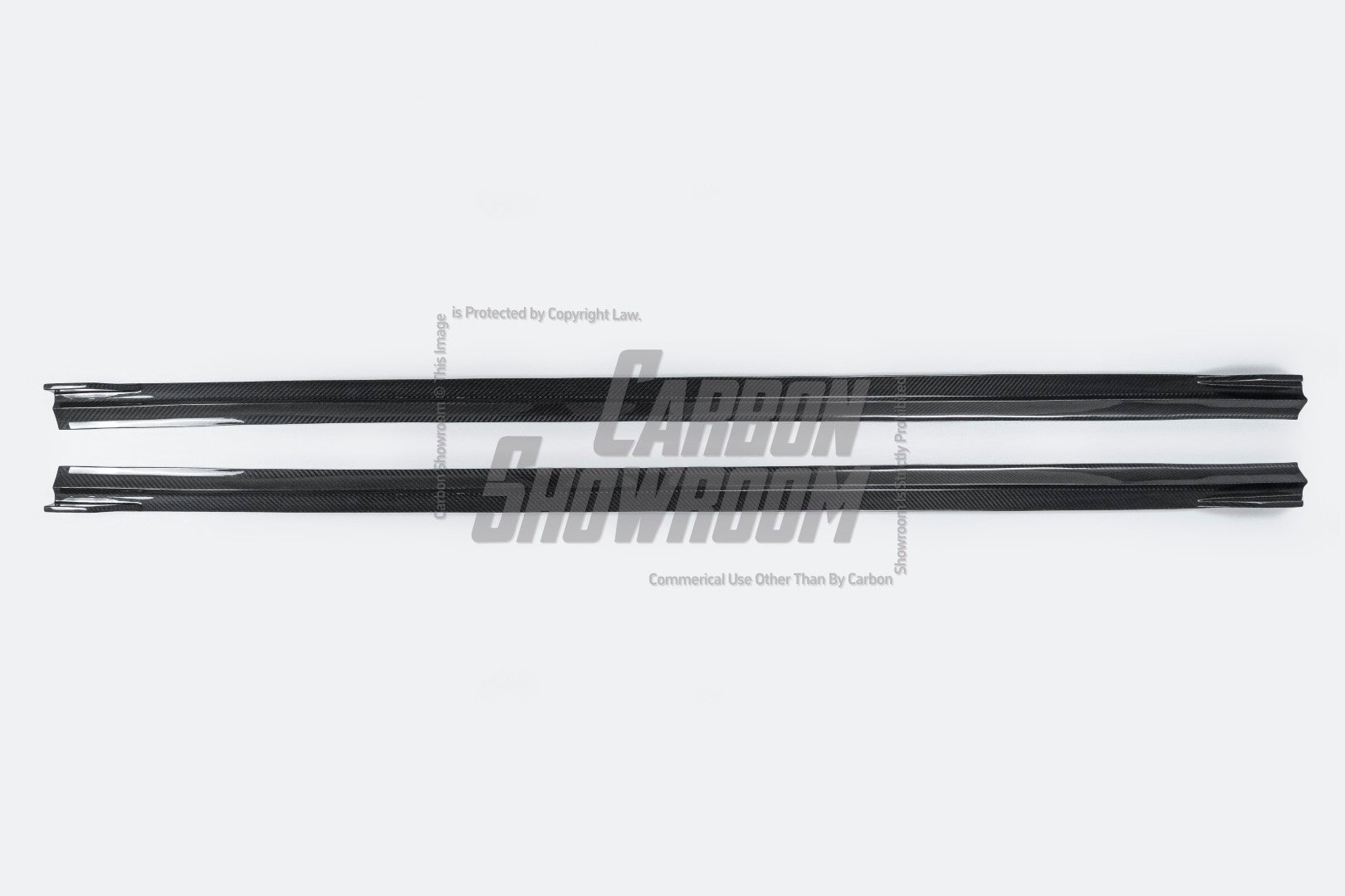 Mercedes Benz C-Class C63/C63S W205 (fits both Pre-Facelift & Facelift) W205 2015 2016 2017 2018 2019 2020 2021 with Aftermarket Parts - V1 Side Skirts Pre-preg Carbon Fiber from TAKD Carbon