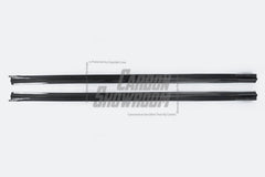 Mercedes Benz C-Class C63/C63S W205 (fits both Pre-Facelift & Facelift) W205 2015 2016 2017 2018 2019 2020 2021 with Aftermarket Parts - V1 Side Skirts Pre-preg Carbon Fiber from TAKD Carbon