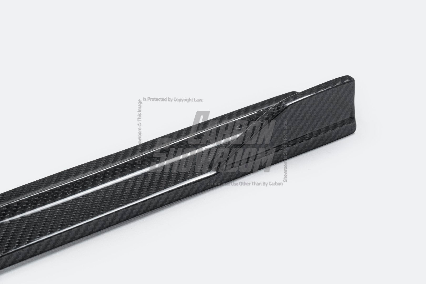 Mercedes Benz C-Class C63/C63S W205 (fits both Pre-Facelift & Facelift) W205 2015 2016 2017 2018 2019 2020 2021 with Aftermarket Parts - V1 Side Skirts Pre-preg Carbon Fiber from TAKD Carbon