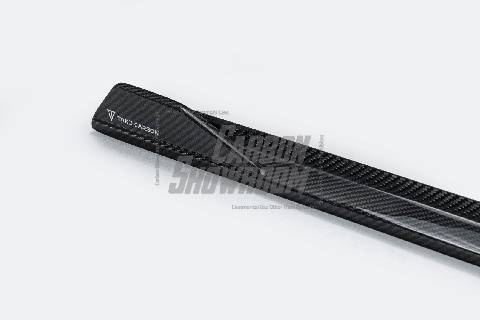 Mercedes Benz C-Class C63/C63S W205 (fits both Pre-Facelift & Facelift) W205 2015 2016 2017 2018 2019 2020 2021 with Aftermarket Parts - V1 Side Skirts Pre-preg Carbon Fiber from TAKD Carbon