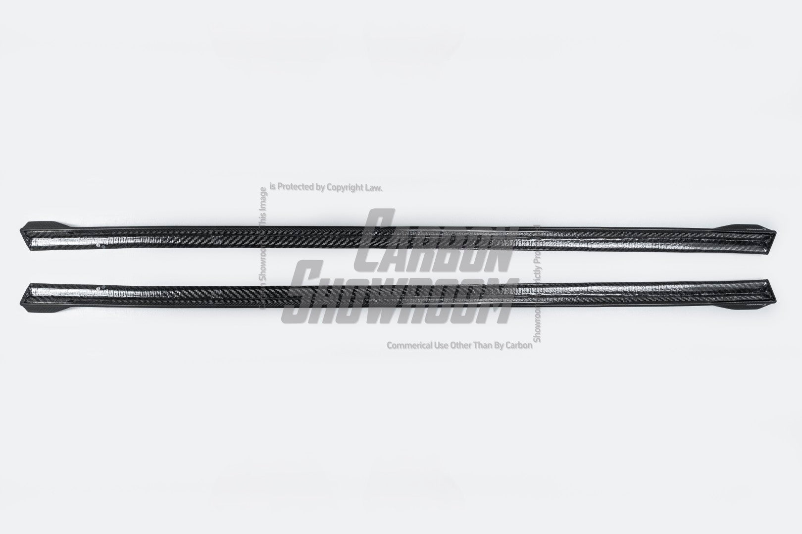 Mercedes Benz C-Class C63/C63S W205 (fits both Pre-Facelift & Facelift) W205 2015 2016 2017 2018 2019 2020 2021 with Aftermarket Parts - V1 Side Skirts Pre-preg Carbon Fiber from TAKD Carbon