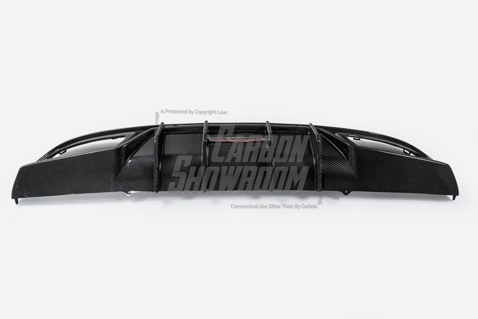 TAKD Carbon Dry Carbon Fiber Rear Diffuser & Rear Canards for Mercedes Benz C Class W205 C63 C63S 2019-ON Sedan 4 Door - Performance SpeedShop