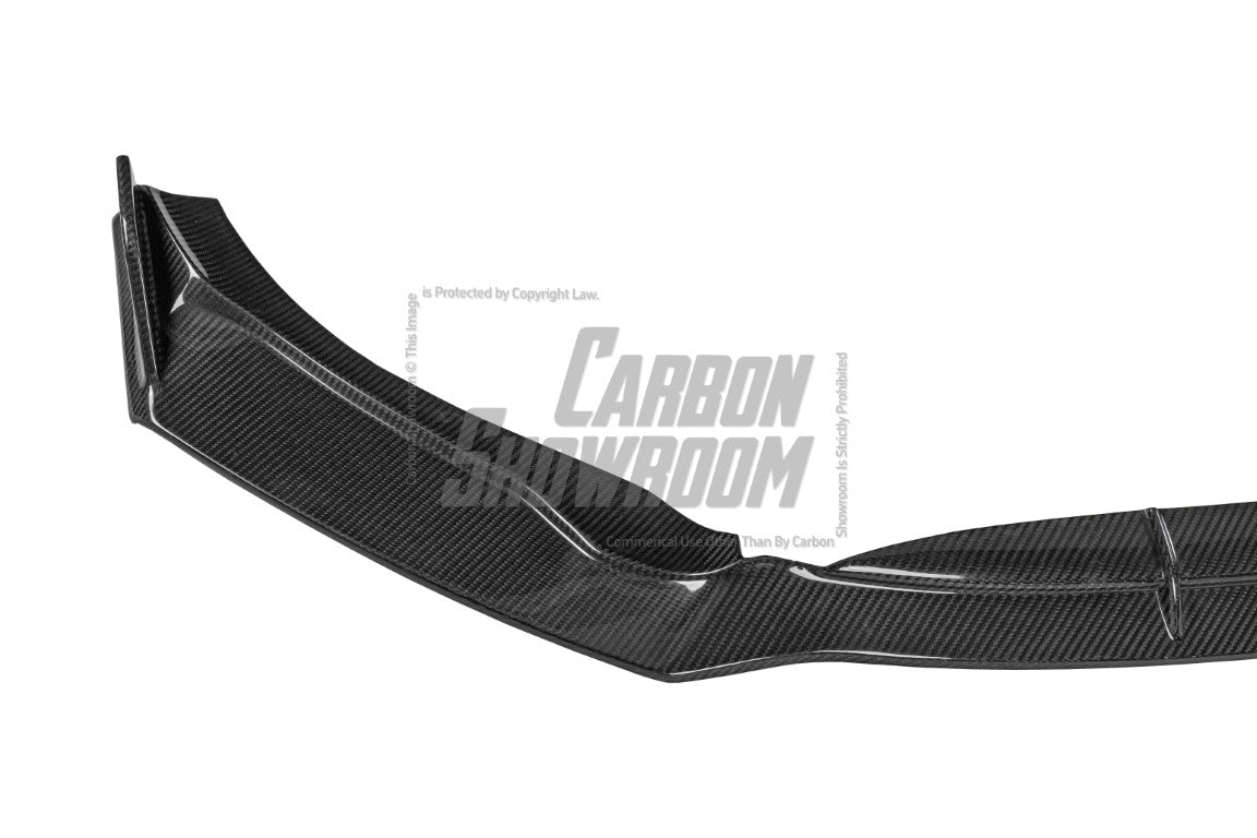 Mercedes Benz CLA45 CLA45S C118 2020 2021 2022 2023 2024 with Aftermarket Parts - V2 Style Front Lip Pre-preg Carbon Fiber from TAKD Carbon