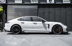 Porsche Panamera 4 & 4S & Turbo 971 (fits both pre-facelift & facelift) 2017-ON with Aftermarket Parts - Side Skirts Pre-preg Carbon Fiber from TAKD Carbon
