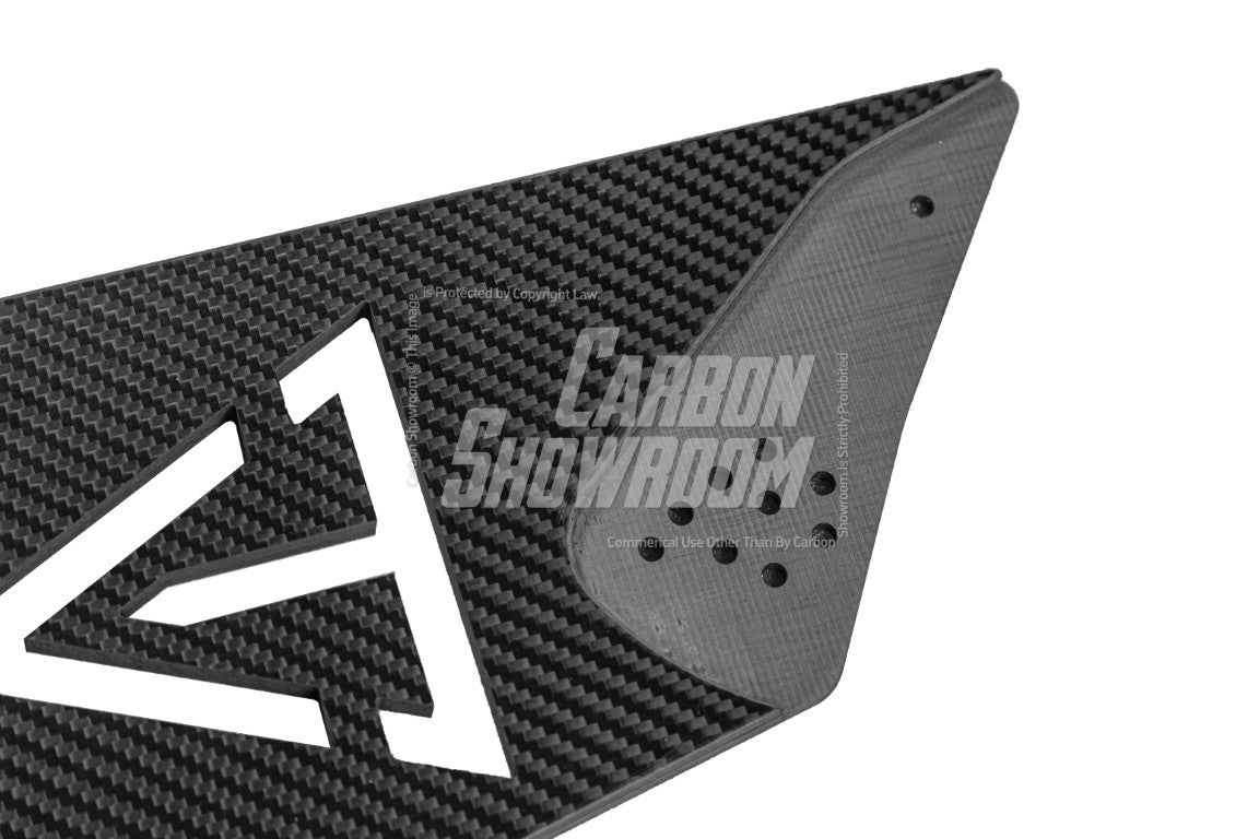 Porsche 718 Cayman / Boxster / GTS 2017-ON with Aftermarket Parts - V1 Rear Wing Pre-preg Carbon Fiber from TAKD Carbon