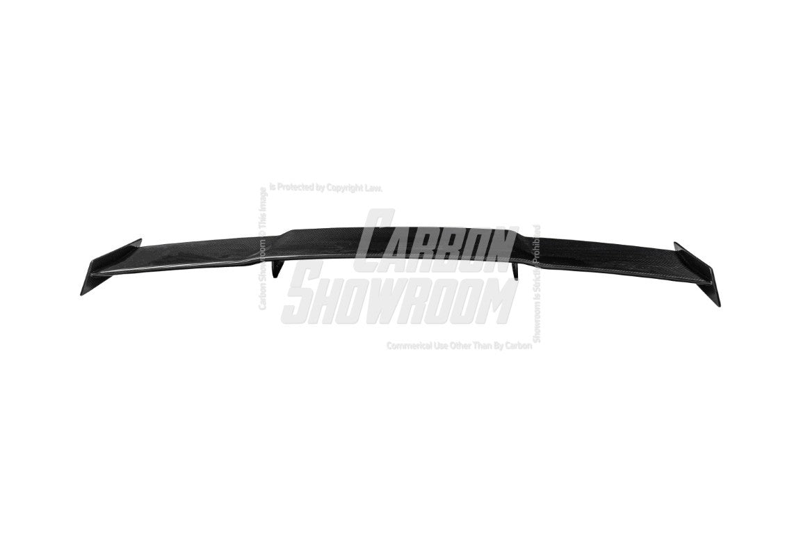 Porsche 718 Cayman / Boxster / GTS 2017-ON with Aftermarket Parts - V1 Rear Wing Pre-preg Carbon Fiber from TAKD Carbon
