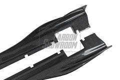 Porsche Panamera 4 & 4S & Turbo 971 (fits both pre-facelift & facelift) 2017-ON with Aftermarket Parts - Side Skirts Pre-preg Carbon Fiber from TAKD Carbon
