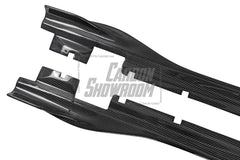 Porsche Panamera 4 & 4S & Turbo 971 (fits both pre-facelift & facelift) 2017-ON with Aftermarket Parts - Side Skirts Pre-preg Carbon Fiber from TAKD Carbon