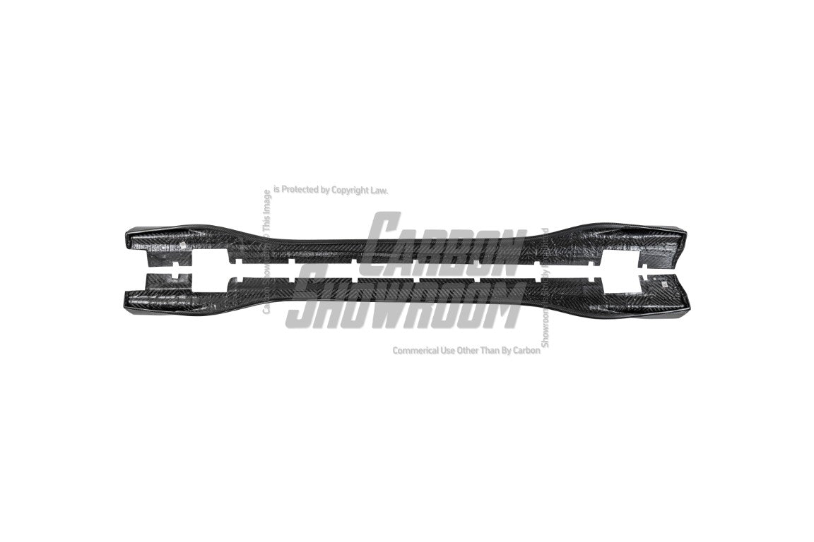 Porsche Panamera 4 & 4S & Turbo 971 (fits both pre-facelift & facelift) 2017-ON with Aftermarket Parts - Side Skirts Pre-preg Carbon Fiber from TAKD Carbon