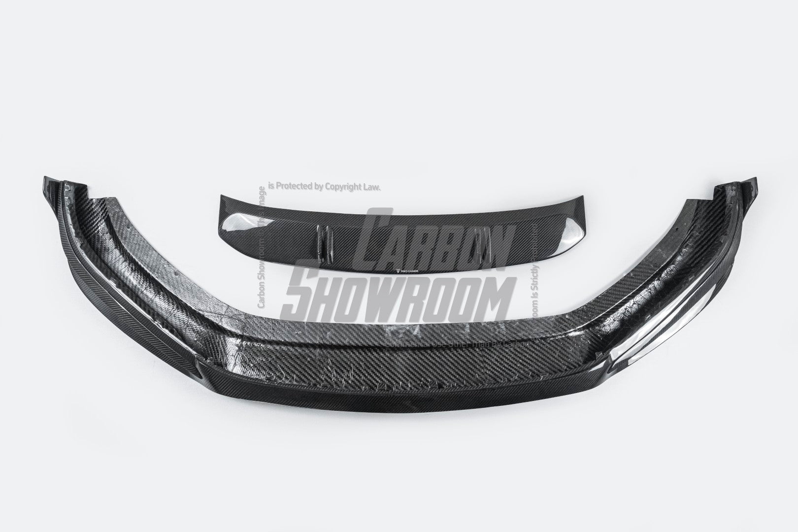 Porsche Panamera 971.2 RWD/Base/4/4S (without sport design bumper) 2017 2018 2019 2020 2021 2022 2023 with Aftermarket Parts - V1 Front Lip Pre-preg Carbon Fiber from TAKD Carbon