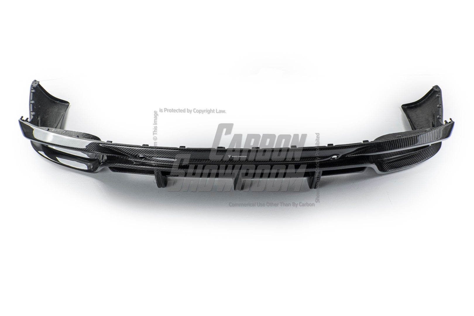 Porsche Panamera 4 & 4S & Turbo 971 (fits both pre-facelift & facelift) 2017-ON with Aftermarket Parts - Rear Diffuser Pre-preg Carbon Fiber from TAKD Carbon