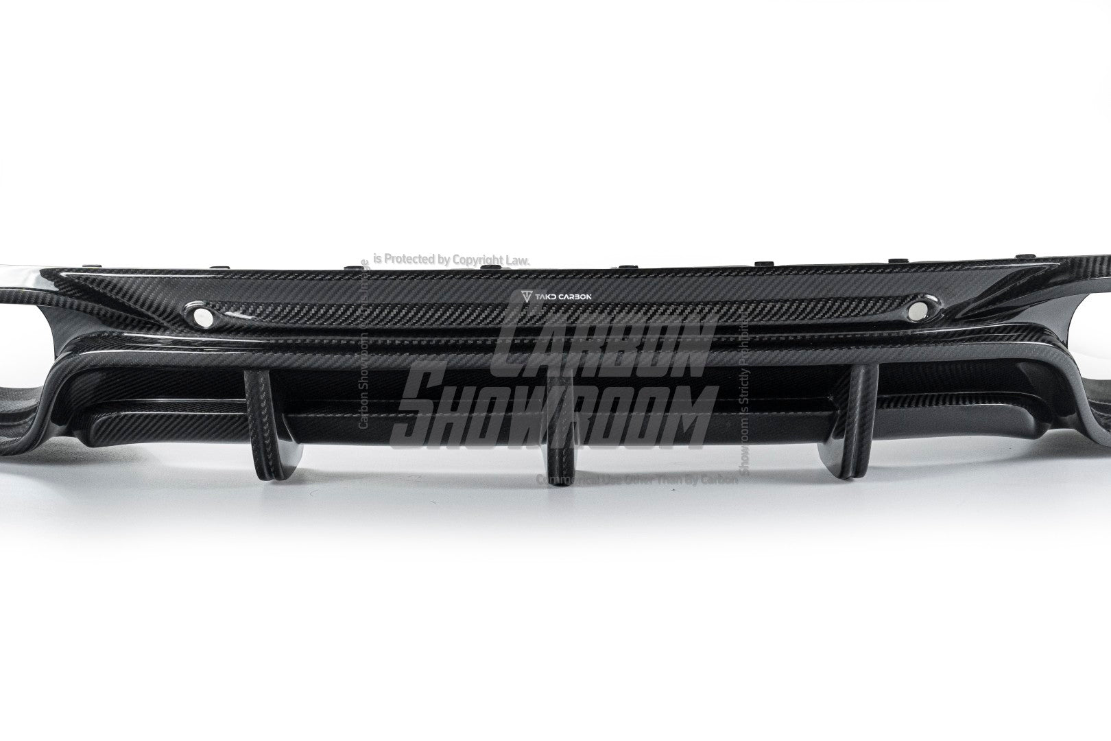Porsche Panamera 4 & 4S & Turbo 971 (fits both pre-facelift & facelift) 2017-ON with Aftermarket Parts - Rear Diffuser Pre-preg Carbon Fiber from TAKD Carbon