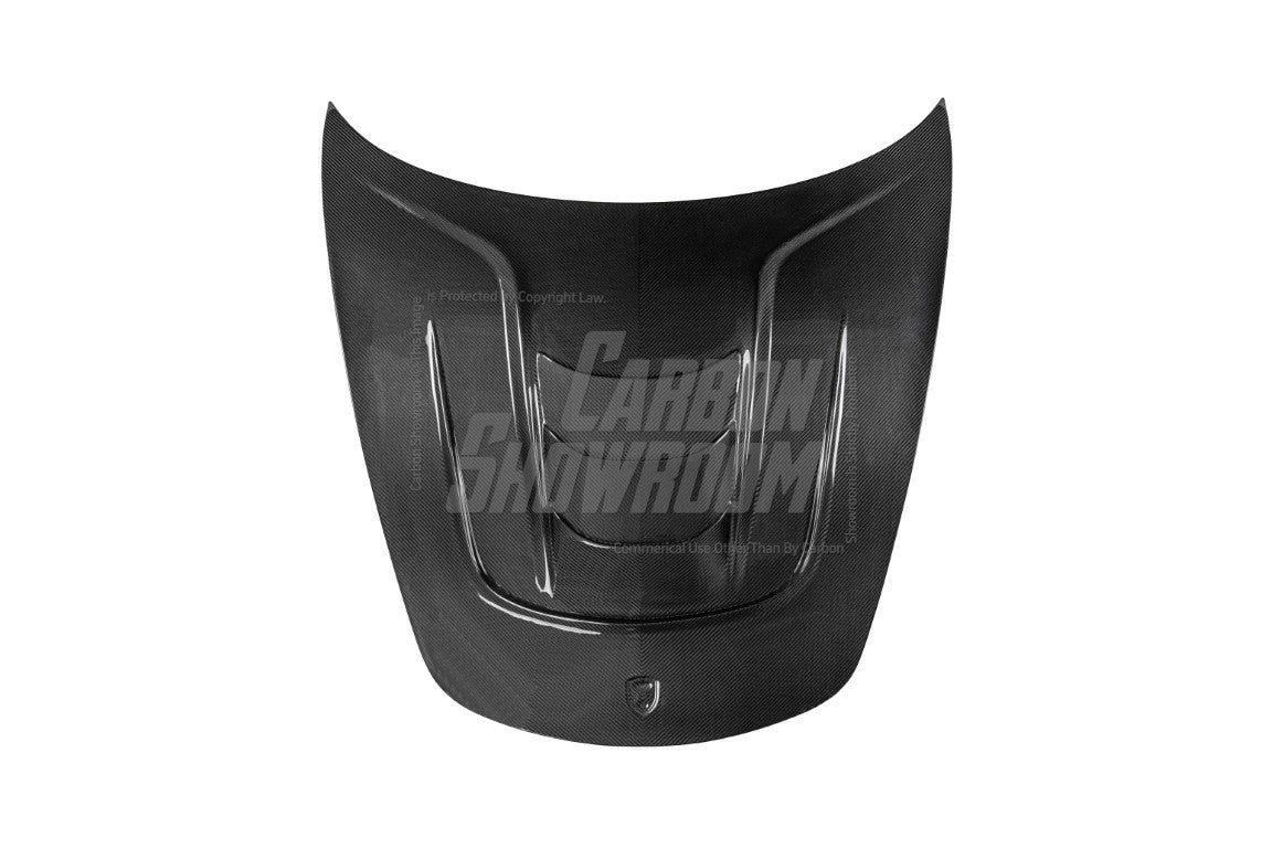 Porsche 718 Boxster / Cayman (all models, including GTS / GT4 / GT4RS / Spyder) & 911 991.1 991.2 (all models, including Carrera S / 4S / T / GTS / 4 GTS / Targa / GT3 / GT3 RS / R / Turbo / Turbo S / GT2 RS with Aftermarket Parts - V1 Style Hood Bonnet Pre-preg Carbon Fiber from TAKD Carbon