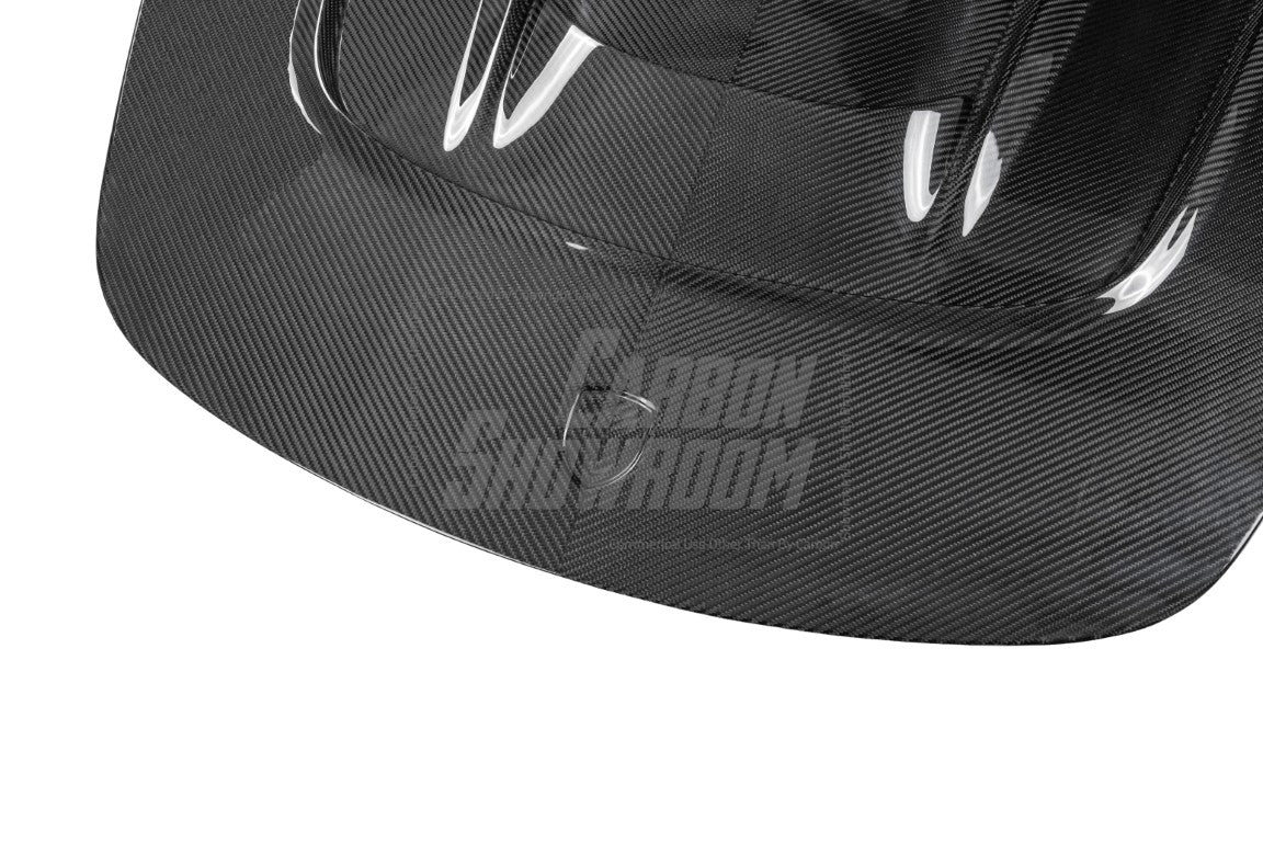 Porsche 718 Boxster / Cayman (all models, including GTS / GT4 / GT4RS / Spyder) & 911 991.1 991.2 (all models, including Carrera S / 4S / T / GTS / 4 GTS / Targa / GT3 / GT3 RS / R / Turbo / Turbo S / GT2 RS with Aftermarket Parts - V1 Style Hood Bonnet Pre-preg Carbon Fiber from TAKD Carbon