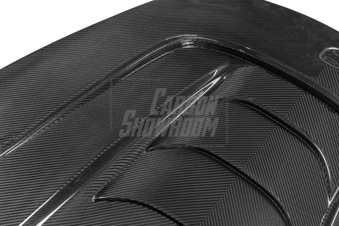 Porsche 718 Boxster / Cayman (all models, including GTS / GT4 / GT4RS / Spyder) & 911 991.1 991.2 (all models, including Carrera S / 4S / T / GTS / 4 GTS / Targa / GT3 / GT3 RS / R / Turbo / Turbo S / GT2 RS with Aftermarket Parts - V1 Style Hood Bonnet Pre-preg Carbon Fiber from TAKD Carbon