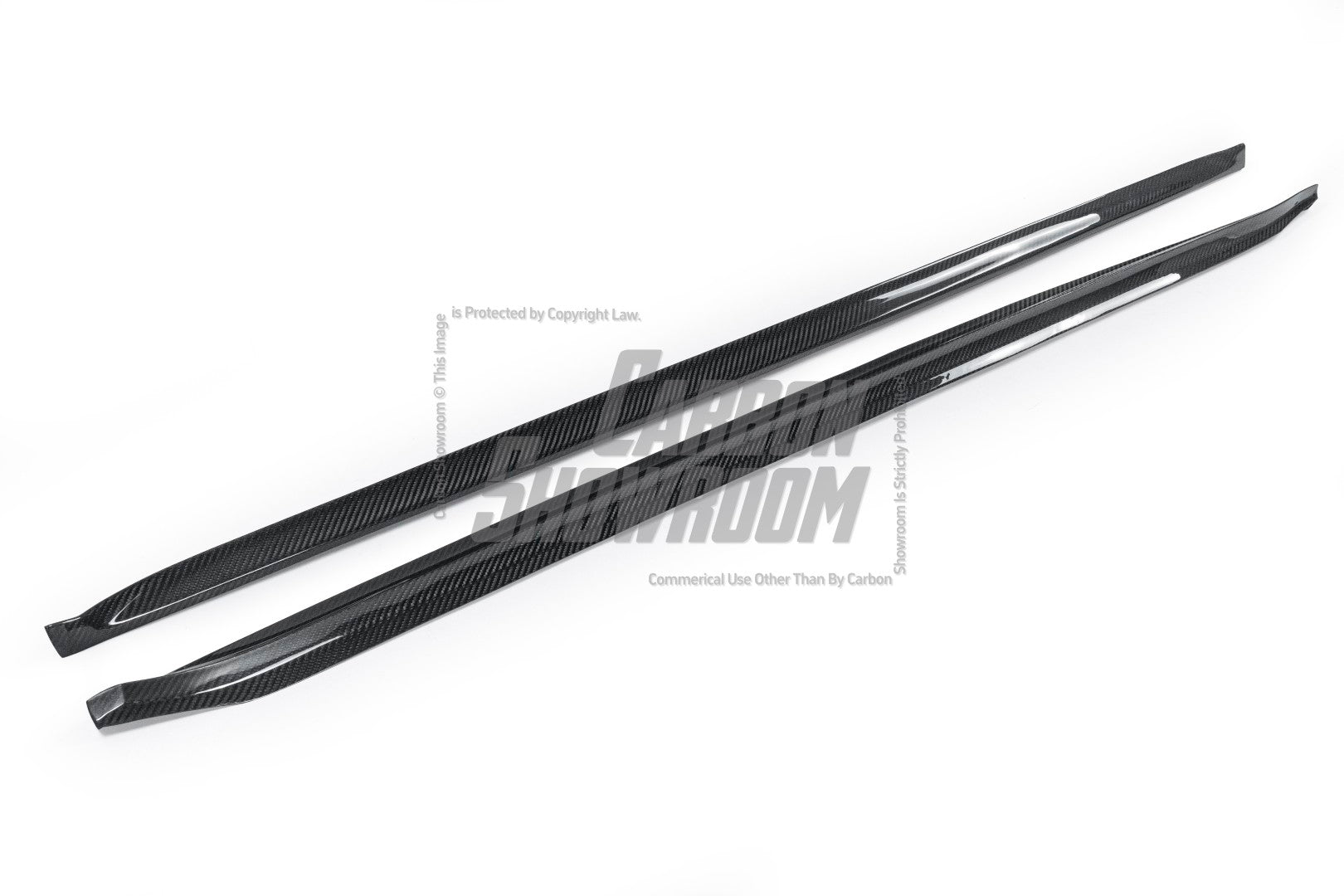 Porsche 718 Cayman / Boxster / GTS / GT4 / Spyder 2017 2018 2019 2020 2021 2022 2023 2024 with Aftermarket Parts - Side Skirts Pre-preg Carbon Fiber from TAKD Carbon