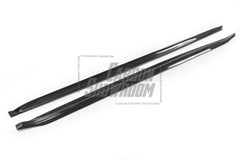 Porsche 718 Cayman / Boxster / GTS / GT4 / Spyder 2017 2018 2019 2020 2021 2022 2023 2024 with Aftermarket Parts - Side Skirts Pre-preg Carbon Fiber from TAKD Carbon