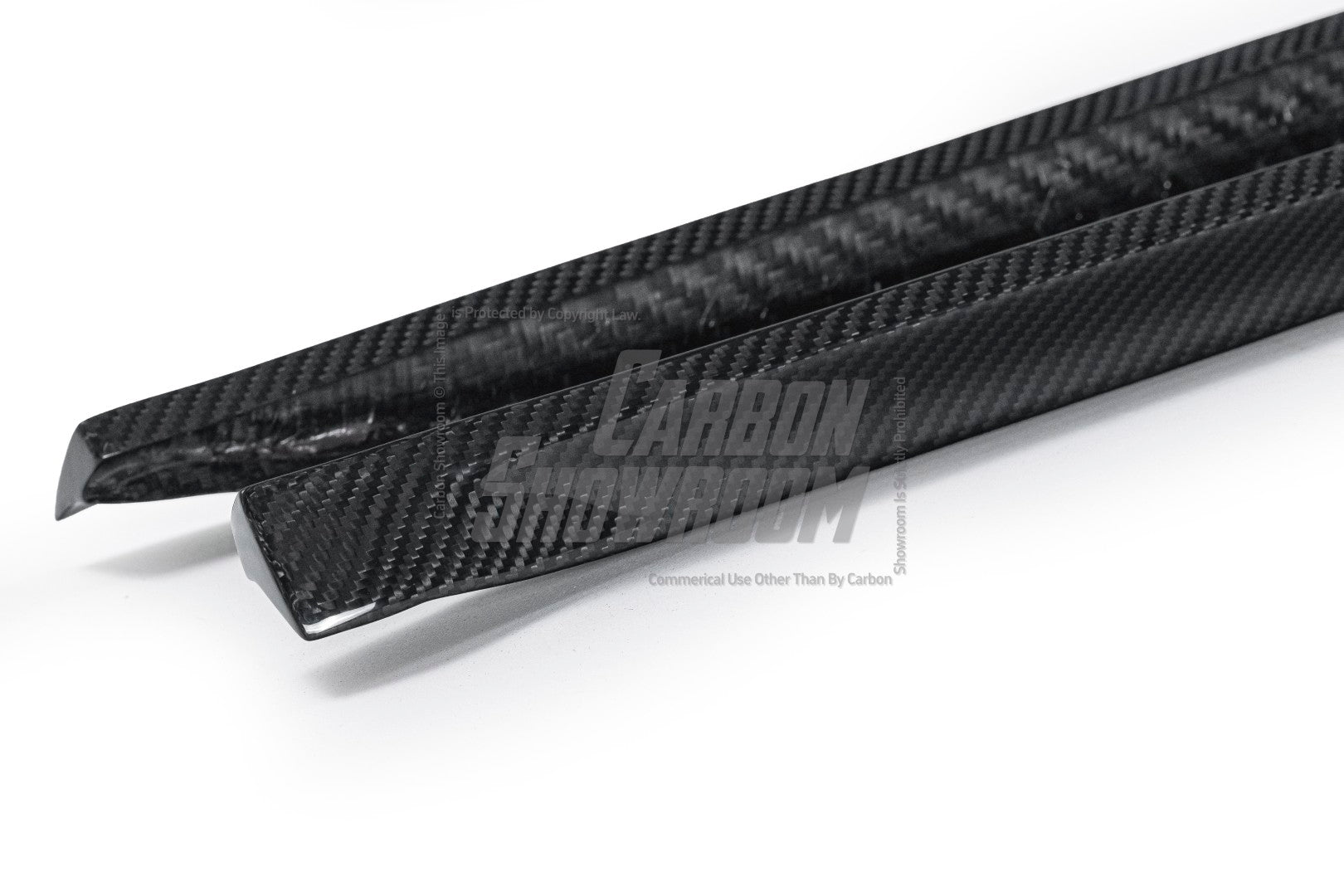 Porsche 718 Cayman / Boxster / GTS / GT4 / Spyder 2017 2018 2019 2020 2021 2022 2023 2024 with Aftermarket Parts - Side Skirts Pre-preg Carbon Fiber from TAKD Carbon