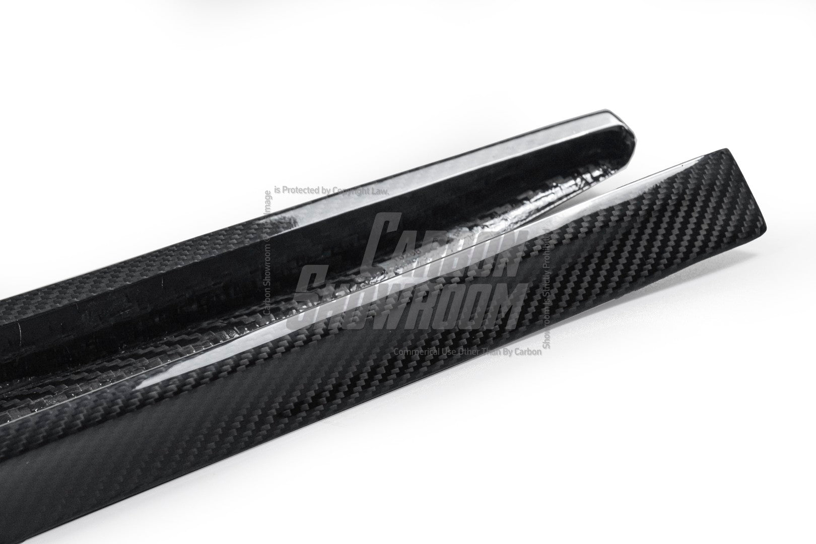 Porsche 718 Cayman / Boxster / GTS / GT4 / Spyder 2017 2018 2019 2020 2021 2022 2023 2024 with Aftermarket Parts - Side Skirts Pre-preg Carbon Fiber from TAKD Carbon