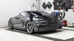 Porsche 718 Cayman / Boxster / GTS / GT4 / Spyder 2017 2018 2019 2020 2021 2022 2023 2024 with Aftermarket Parts - Pre-preg Carbon Fiber Front Fenders from TAKD Carbon
