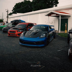 Porsche 718 Boxster / Cayman (all models, including GTS / GT4 / GT4RS / Spyder) & 911 991.1 991.2 (all models, including Carrera S / 4S / T / GTS / 4 GTS / Targa / GT3 / GT3 RS / R / Turbo / Turbo S / GT2 RS with Aftermarket Parts - V1 Style Hood Bonnet Pre-preg Carbon Fiber from TAKD Carbon