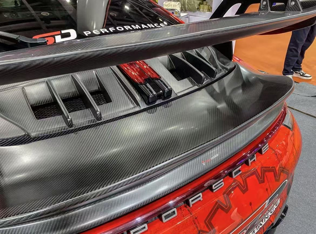 Porsche 911 992.1 992.2 2020-ON Aftermarket Parts - TAKD Rear Wing Dry ...