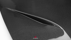 Tesla Model 3 Highland / Performance 2024-ON with Aftermarket Parts - Action Aero Series Hood Bonnet Carbon Fiber From ArmorExtend
