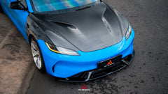 Tesla Model 3 Highland / Performance 2024-ON with Aftermarket Parts - Action Aero Series Hood Bonnet Carbon Fiber From ArmorExtend